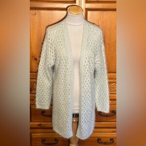 MARBLE Women's Cozy Knit Cardigan - Soft Blue
